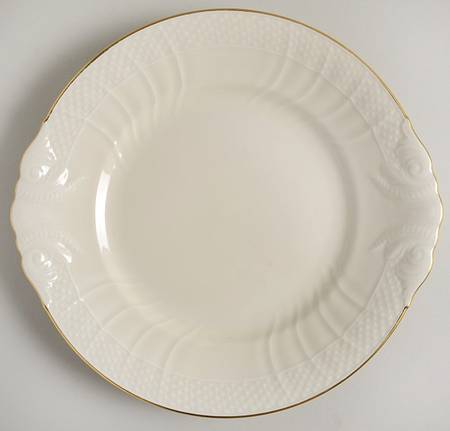 Josephine Cream Handled Cake Plate