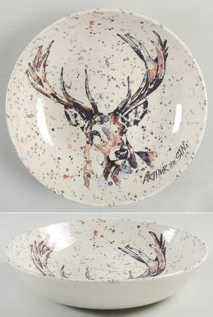 Arthur the Stag 9" Individual Pasta Bowl by Royal Stafford