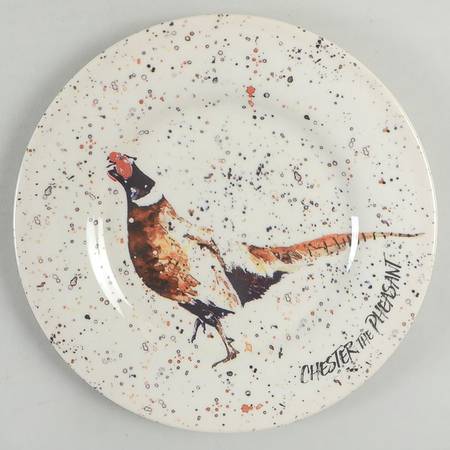 Chester the Pheasant Salad Plate