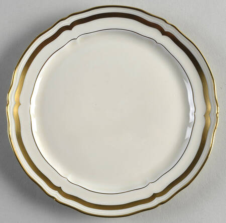 Marie Antoinette Gold on Cream Bread & Butter Plate