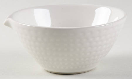 Maze Grill White Medium Dip Bowl with Spout