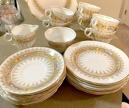 Regency Footed Cup & Saucer Set