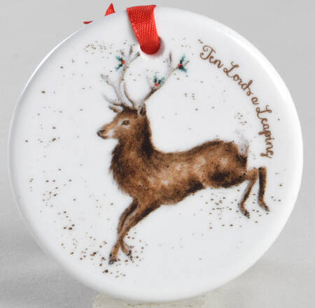 Wrendale Designs Christmas 12 Days of Christmas Ornament