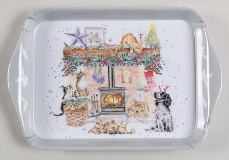 Wrendale Designs Christmas 8" Rectangular Melamine Tray
