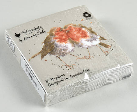 Wrendale Designs Christmas Package of Paper Cocktail Napkins