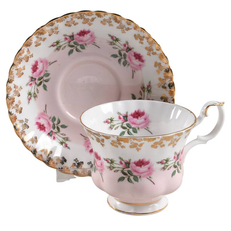Bridesmaid Footed Cup & Saucer Set