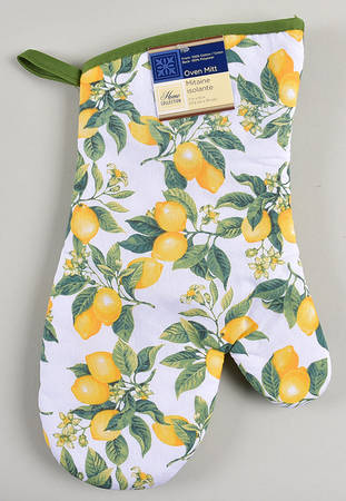Lemon Cloth Oven Mitt