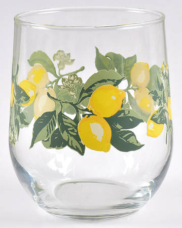 Lemon Glassware Double Old Fashioned