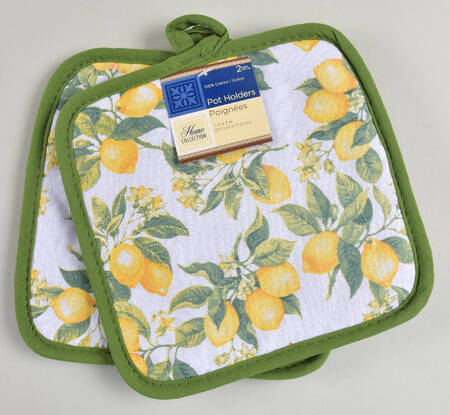 Lemon (Set of 2) Cloth Potholders