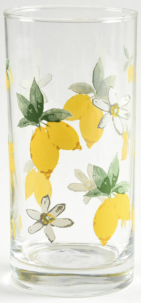 Lemon 12 Oz Glassware Tumbler