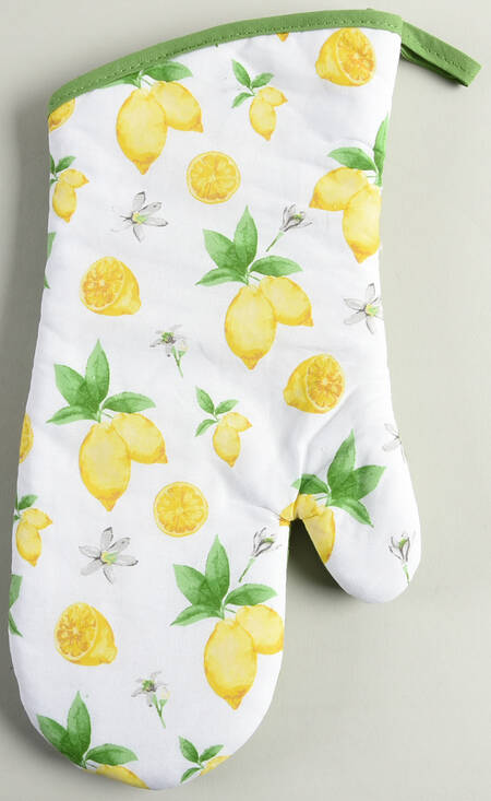 Lemon Cloth Oven Mitt