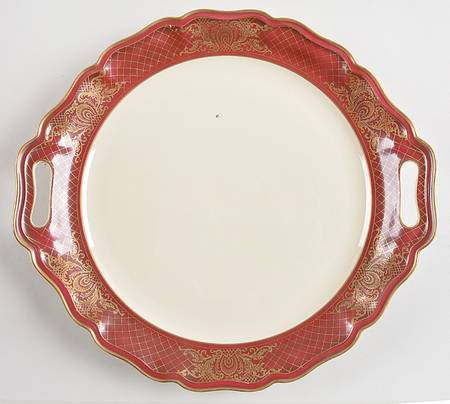 3292 Regina Handled Cake Plate