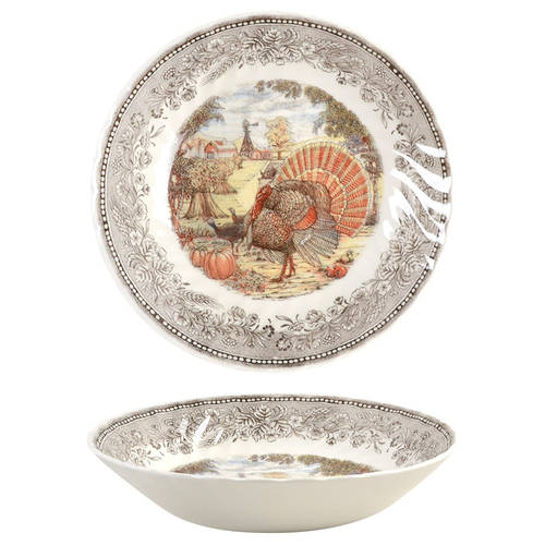 Harvest Festival Coupe Soup Bowl by Royal Wessex