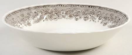 Wheat Fields Border Coupe Soup Bowl
