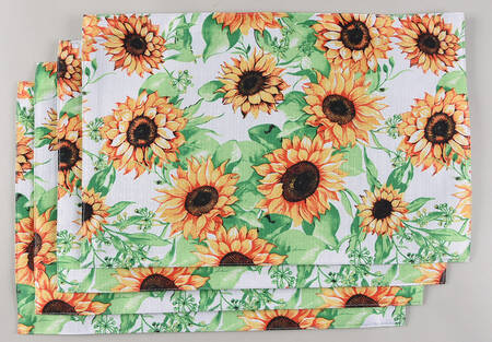 Sunflower Cloth Placemat - Set of 4