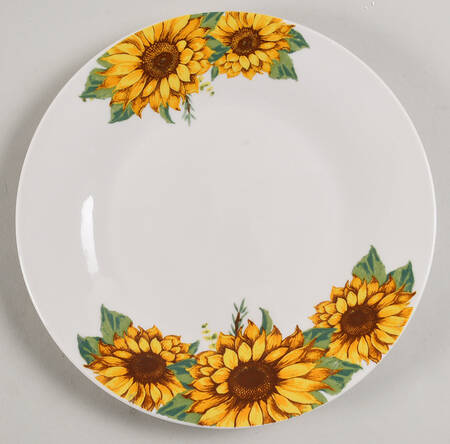 Sunflower Salad Plate