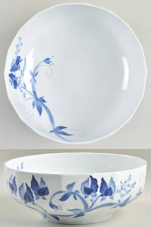 Blomst 8" Round Serving Bowl by Royal Copenhagen