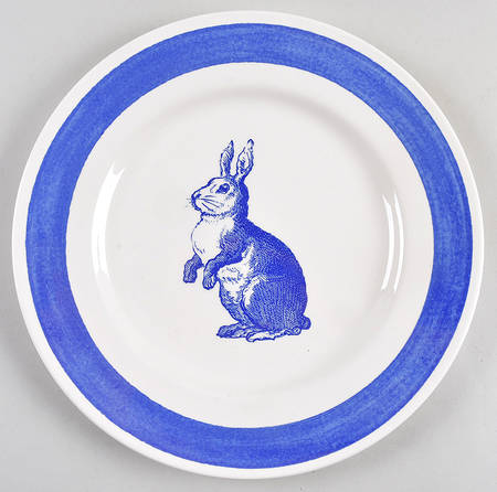 Rabbit Sketch Dark Blue by Royal Stafford