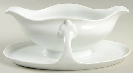 Tizian Gravy Boat with Attached Underplate