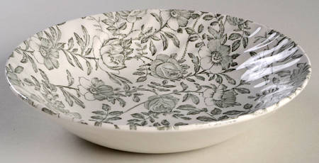 Peony Grey 8" Individual Pasta Bowl