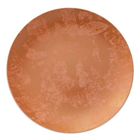 Crushed Velvet Copper Coupe Salad/Dessert Plate