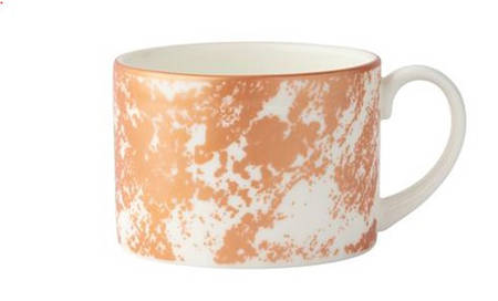Crushed Velvet Copper Flat Cup