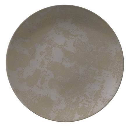 Crushed Velvet Grey Coupe Salad/Dessert Plate