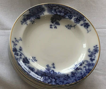 Montrose Blue Rim Soup Bowl