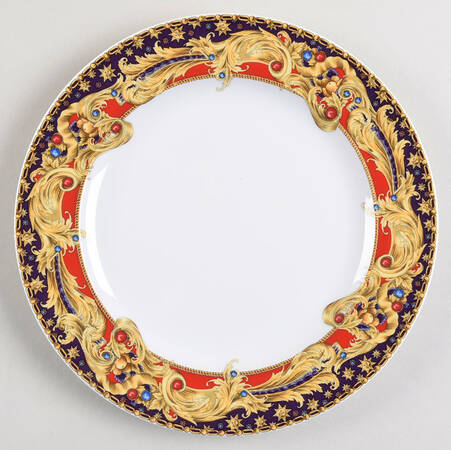 Barocco Holiday Salad Plate