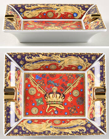 Barocco Holiday 5" Square Ashtray