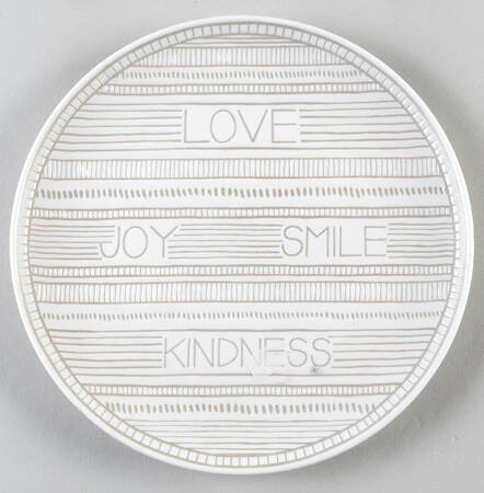 Taupe Accents Salad/Dessert Plate