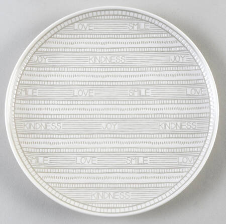 Taupe Accents Salad/Dessert Plate