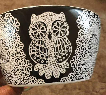 Lace Owl Black by Roscher &amp; Co