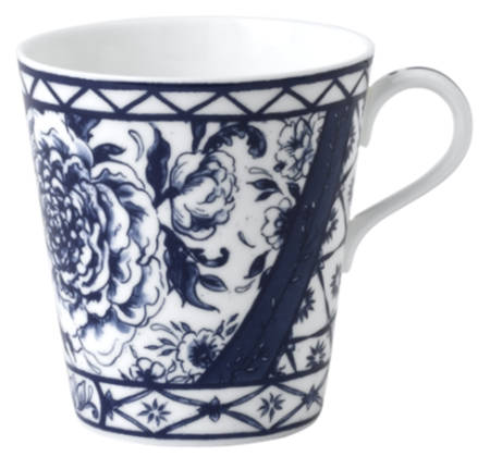 Victoria's Garden Blue Mug