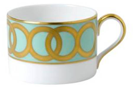 Riviera Dream Mint Green Flat Cup
