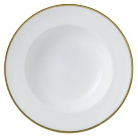 Accentuate Gold Rim Soup Bowl