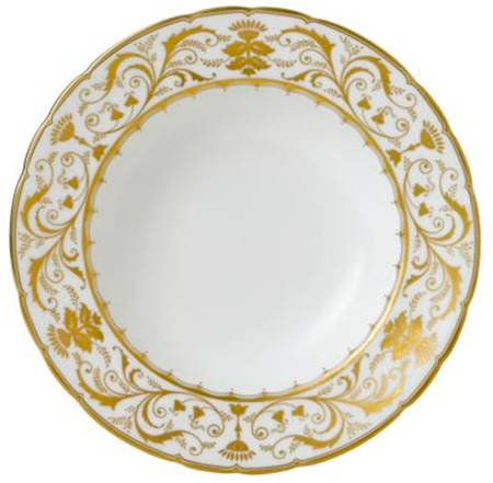Darley Abbey White Rim Soup Bowl