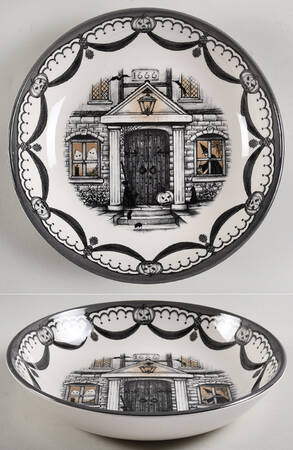 Haunted House 9" Individual Pasta Bowl