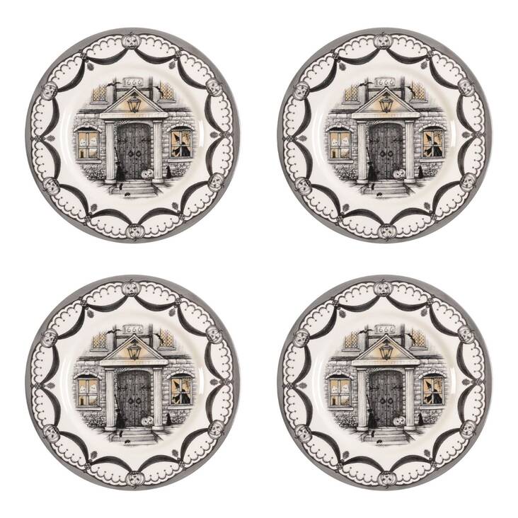 Haunted House Dinner Plate - Set of 4