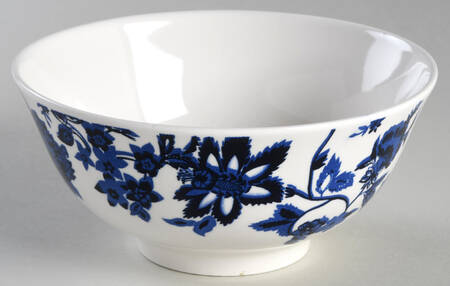 Blue Floral Soup/Cereal Bowl