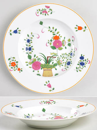 Chine Petit Panier Chinois White Rim Soup Bowl
