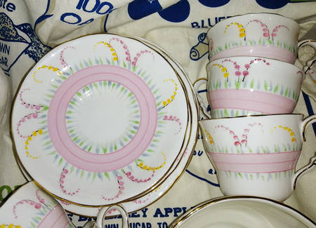 7965 Footed Cup & Saucer Set