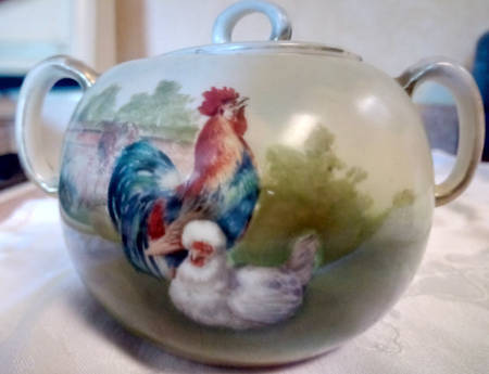 Chantecler Sugar Bowl & Lid
