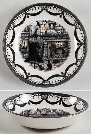 Haunted Home 9" Individual Pasta Bowl