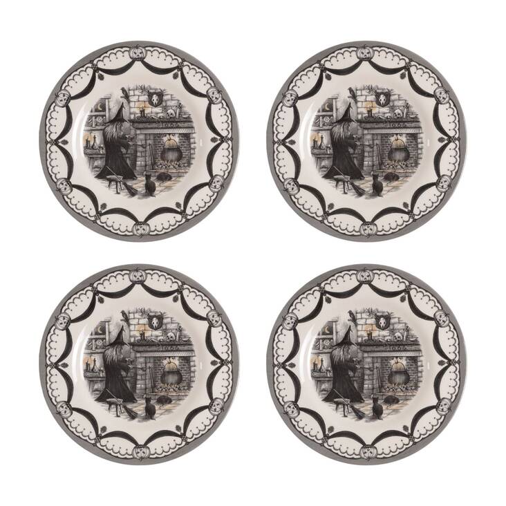 Haunted Home Salad Plate - Set of 4