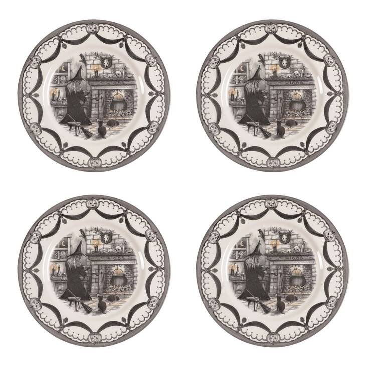 Haunted Home Dinner Plate - Set of 4