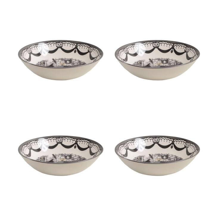 Haunted Home Coupe Cereal Bowl - Set of 4