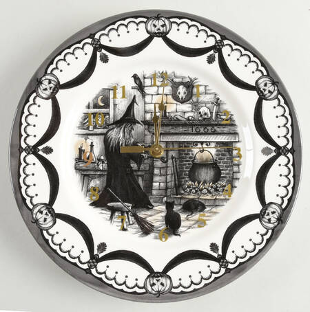 Haunted Home 1-2" depth  Clock Plate HC