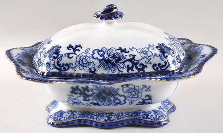 Nankin (Flow Blue) by Royal Doulton