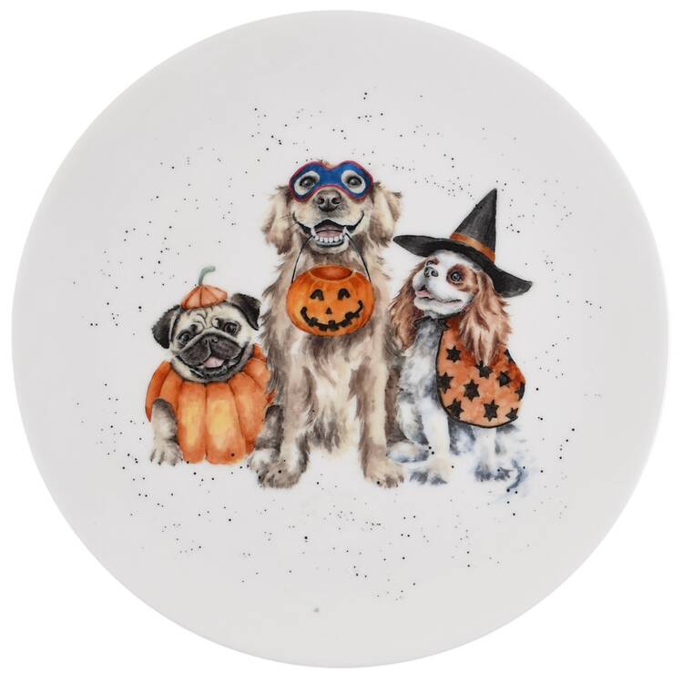 Wrendale Halloween Salad Plate